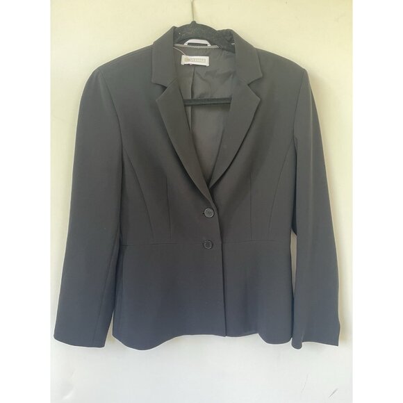 St. Emile Women’s Black Pantsuit Blazer Jacket & Trousers Set Size 6 Two-Button - Picture 14 of 14